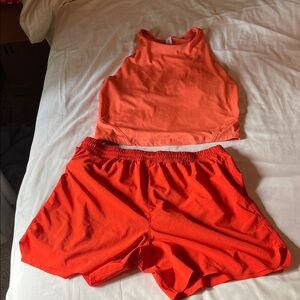 SET Coral Orange Workout bundle